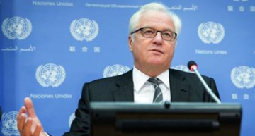 Vitali Tchourkine, ambassadeur permanent  de Russie auprès de l'Onu