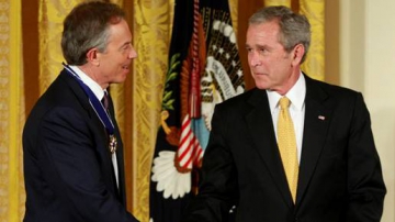 Tony Blair et George W. Bush