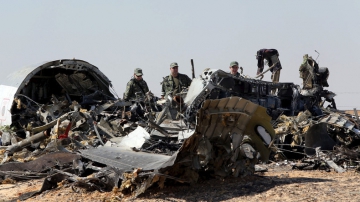 Le site du crash en Egypte