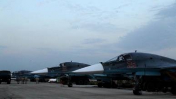 Les avions russes Su-34 à Lattaquié