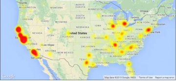 USA : pannes majeures de réseaux de communications et de internet