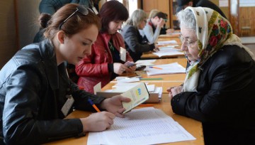 Crimée: l'adhésion à la Russie votée par 93% des électeurs  (sortie des urnes)