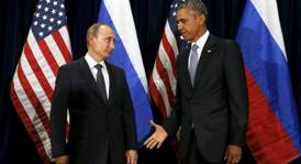Vladimir Poutine et Barack Obama