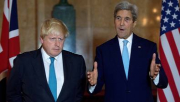 Boris Johnson et John Kerry