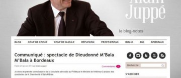 Alain Juppé a décidé d'interdire le spectacle de Dieudonné prévu à Bordeaux le 26 janvier.