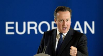 British prime minister David Cameron speaks during a press conference, on the second and final day of an EU summit at the EU Headquarters in Brussels on June 26, 2015